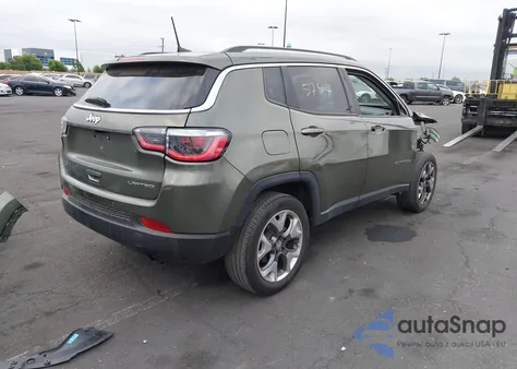 2018 Jeep Compass Limited Fwd z USA, uszkodzony, nr VIN 3C4NJCCB7JT362302